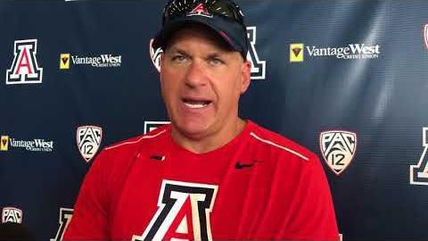 Watch: Arizona coach Rich Rodriguez on Houston's troubles, Tony Fields II